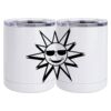 10 oz. White Stainless Steel Short Tumbler Thumbnail
