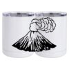 10 oz. White Stainless Steel Short Tumbler Thumbnail