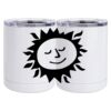 10 oz. White Stainless Steel Short Tumbler Thumbnail