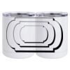 10 oz. White Stainless Steel Short Tumbler Thumbnail