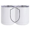 10 oz. White Stainless Steel Short Tumbler Thumbnail
