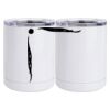 10 oz. White Stainless Steel Short Tumbler Thumbnail