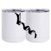 10 oz. White Stainless Steel Short Tumbler Thumbnail