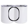 10 oz. White Stainless Steel Short Tumbler Thumbnail