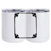 10 oz. White Stainless Steel Short Tumbler Thumbnail