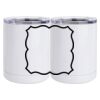 10 oz. White Stainless Steel Short Tumbler Thumbnail