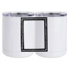 10 oz. White Stainless Steel Short Tumbler Thumbnail