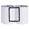 10 oz. White Stainless Steel Short Tumbler Thumbnail