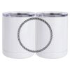 10 oz. White Stainless Steel Short Tumbler Thumbnail
