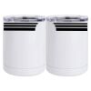 10 oz. White Stainless Steel Short Tumbler Thumbnail