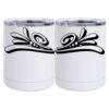 10 oz. White Stainless Steel Short Tumbler Thumbnail