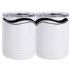 10 oz. White Stainless Steel Short Tumbler Thumbnail