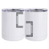 10 oz. White Stainless Steel Short Tumbler Thumbnail