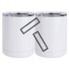10 oz. White Stainless Steel Short Tumbler Thumbnail
