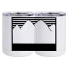10 oz. White Stainless Steel Short Tumbler Thumbnail