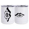 10 oz. White Stainless Steel Short Tumbler Thumbnail