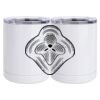 10 oz. White Stainless Steel Short Tumbler Thumbnail