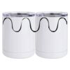 10 oz. White Stainless Steel Short Tumbler Thumbnail