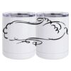 10 oz. White Stainless Steel Short Tumbler Thumbnail