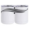 10 oz. White Stainless Steel Short Tumbler Thumbnail