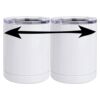 10 oz. White Stainless Steel Short Tumbler Thumbnail