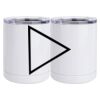 10 oz. White Stainless Steel Short Tumbler Thumbnail
