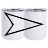 10 oz. White Stainless Steel Short Tumbler Thumbnail