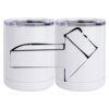 10 oz. White Stainless Steel Short Tumbler Thumbnail