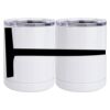 10 oz. White Stainless Steel Short Tumbler Thumbnail