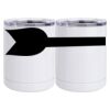 10 oz. White Stainless Steel Short Tumbler Thumbnail