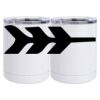 10 oz. White Stainless Steel Short Tumbler Thumbnail