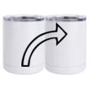 10 oz. White Stainless Steel Short Tumbler Thumbnail