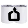 10 oz. White Stainless Steel Short Tumbler Thumbnail