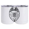 10 oz. White Stainless Steel Short Tumbler Thumbnail