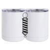 10 oz. White Stainless Steel Short Tumbler Thumbnail