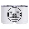 10 oz. White Stainless Steel Short Tumbler Thumbnail