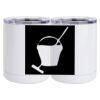 10 oz. White Stainless Steel Short Tumbler Thumbnail