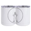 10 oz. White Stainless Steel Short Tumbler Thumbnail