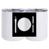 10 oz. White Stainless Steel Short Tumbler Thumbnail