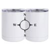 10 oz. White Stainless Steel Short Tumbler Thumbnail