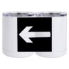 10 oz. White Stainless Steel Short Tumbler Thumbnail
