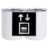 10 oz. White Stainless Steel Short Tumbler Thumbnail
