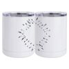10 oz. White Stainless Steel Short Tumbler Thumbnail