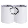 10 oz. White Stainless Steel Short Tumbler Thumbnail