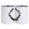 10 oz. White Stainless Steel Short Tumbler Thumbnail