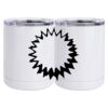 10 oz. White Stainless Steel Short Tumbler Thumbnail