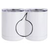 10 oz. White Stainless Steel Short Tumbler Thumbnail