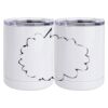 10 oz. White Stainless Steel Short Tumbler Thumbnail