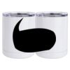 10 oz. White Stainless Steel Short Tumbler Thumbnail