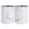 10 oz. White Stainless Steel Short Tumbler Thumbnail